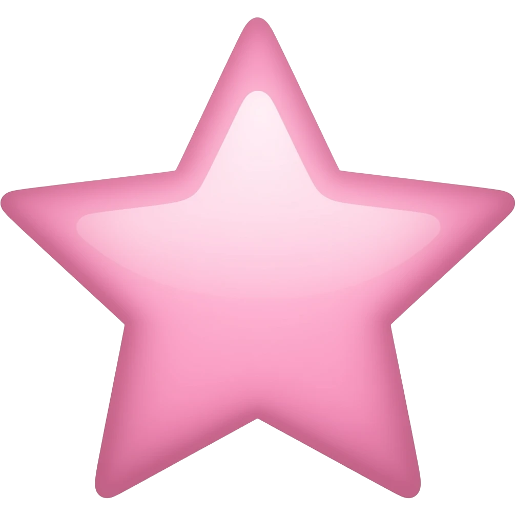 Light Pink star emoji