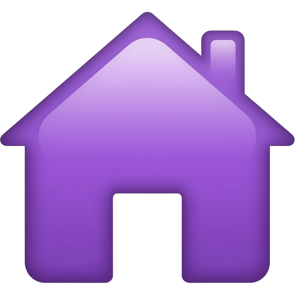 home emoji with #8b0fd4 this hex code emoji