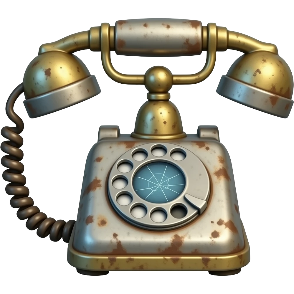 Kırık telefiryon emoji