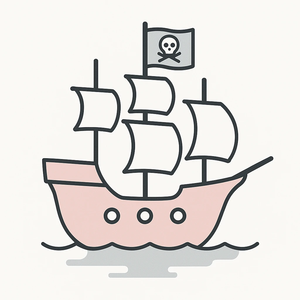pirate ship emoji