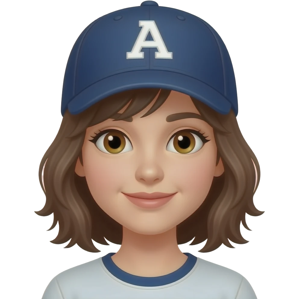 Chica gorra emoji