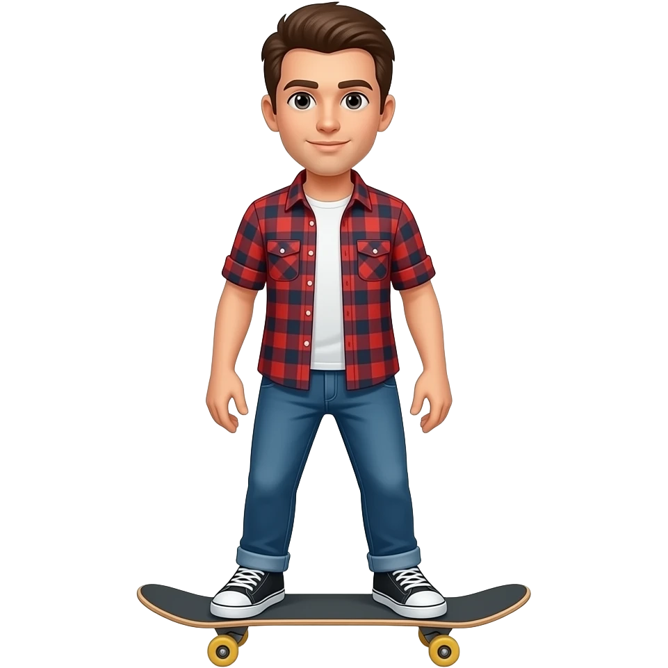 Man in a skateboard emoji