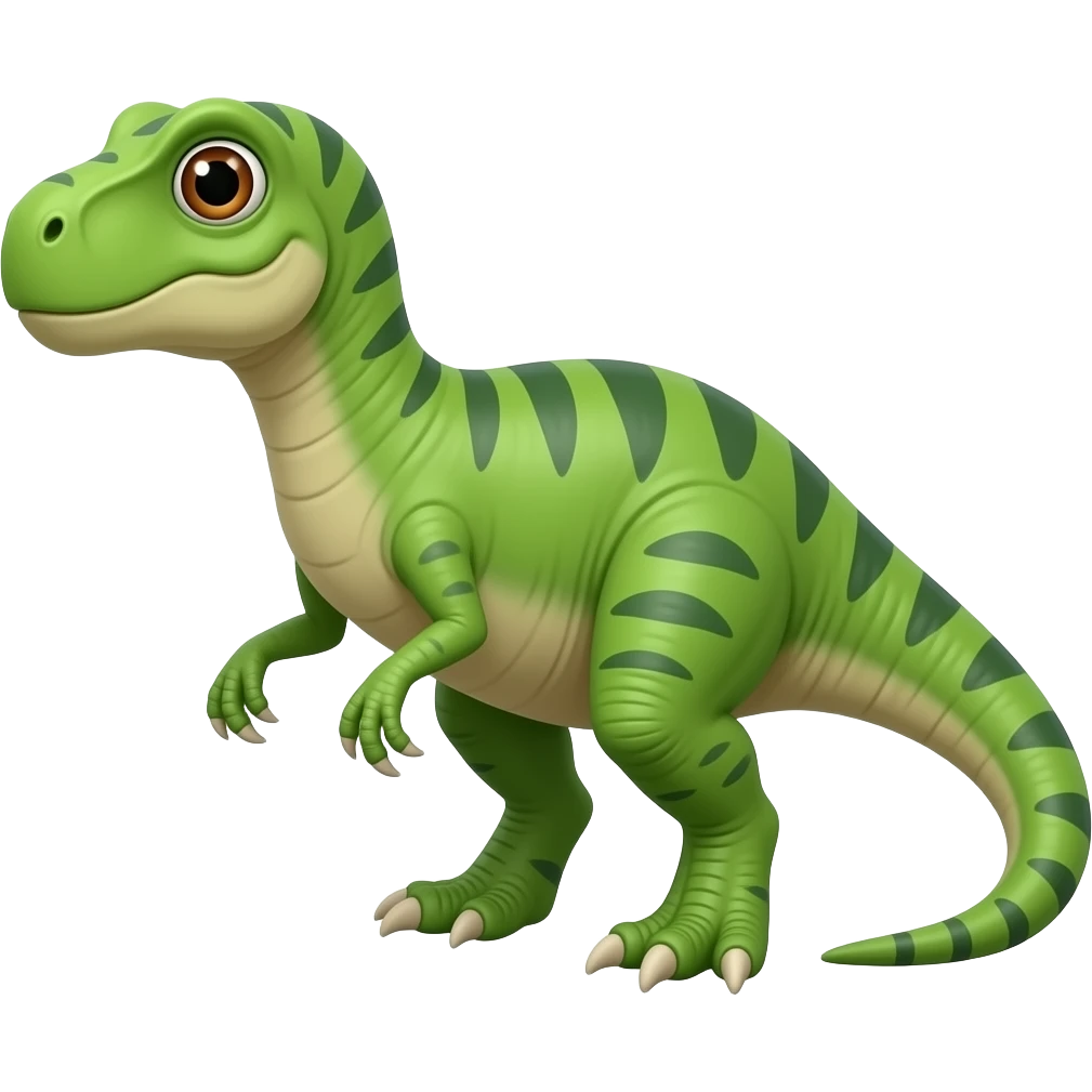 dinosaur with one eye only emoji