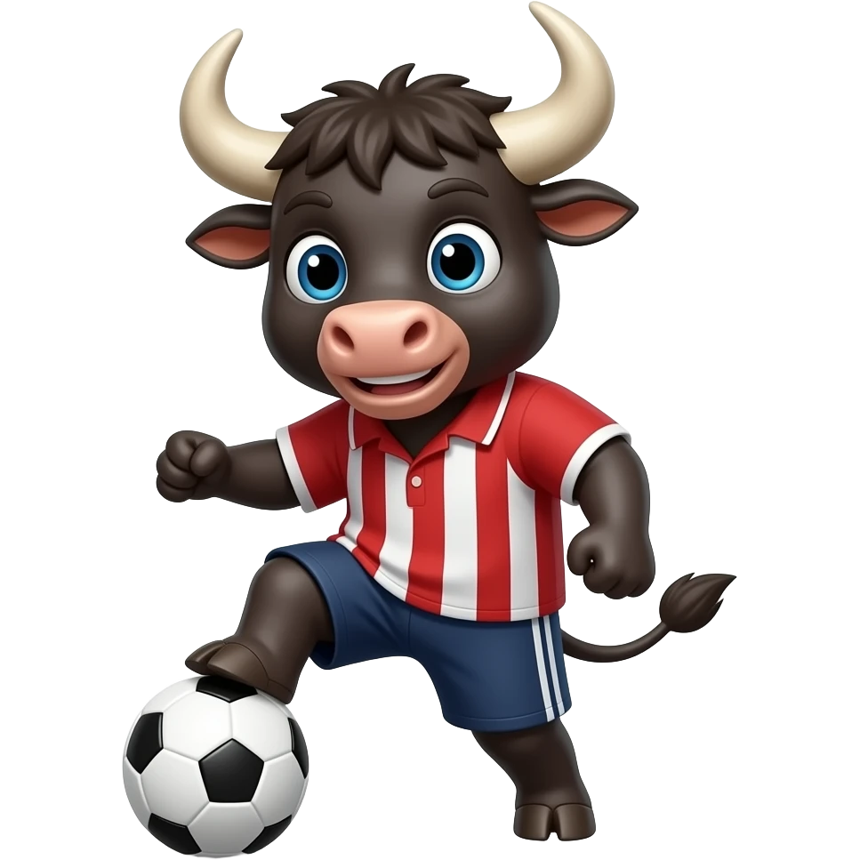 soccer bull play emoji