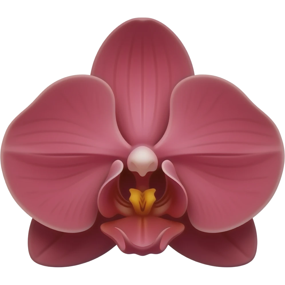 red orchid emoji