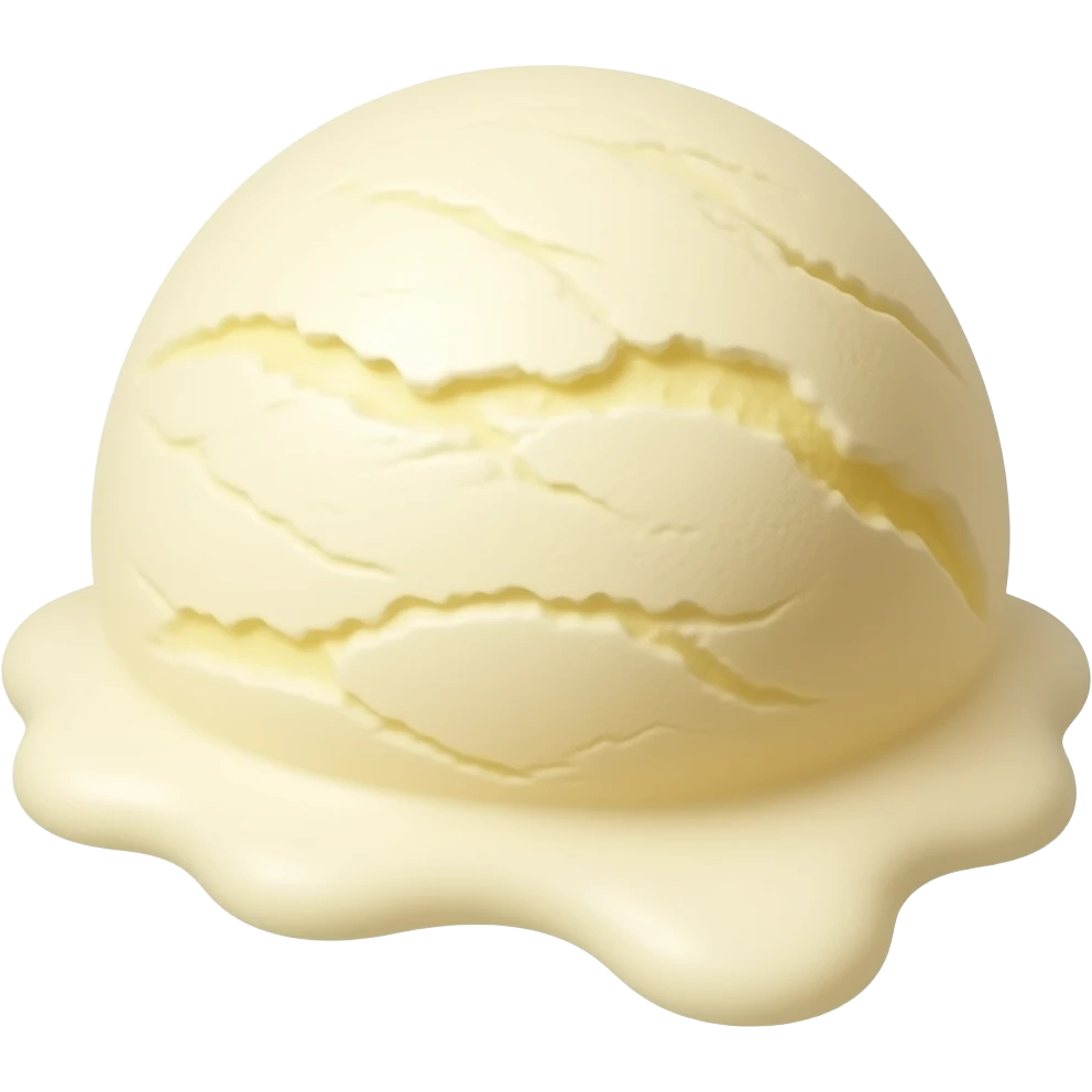 vanilla icecream scoop emoji