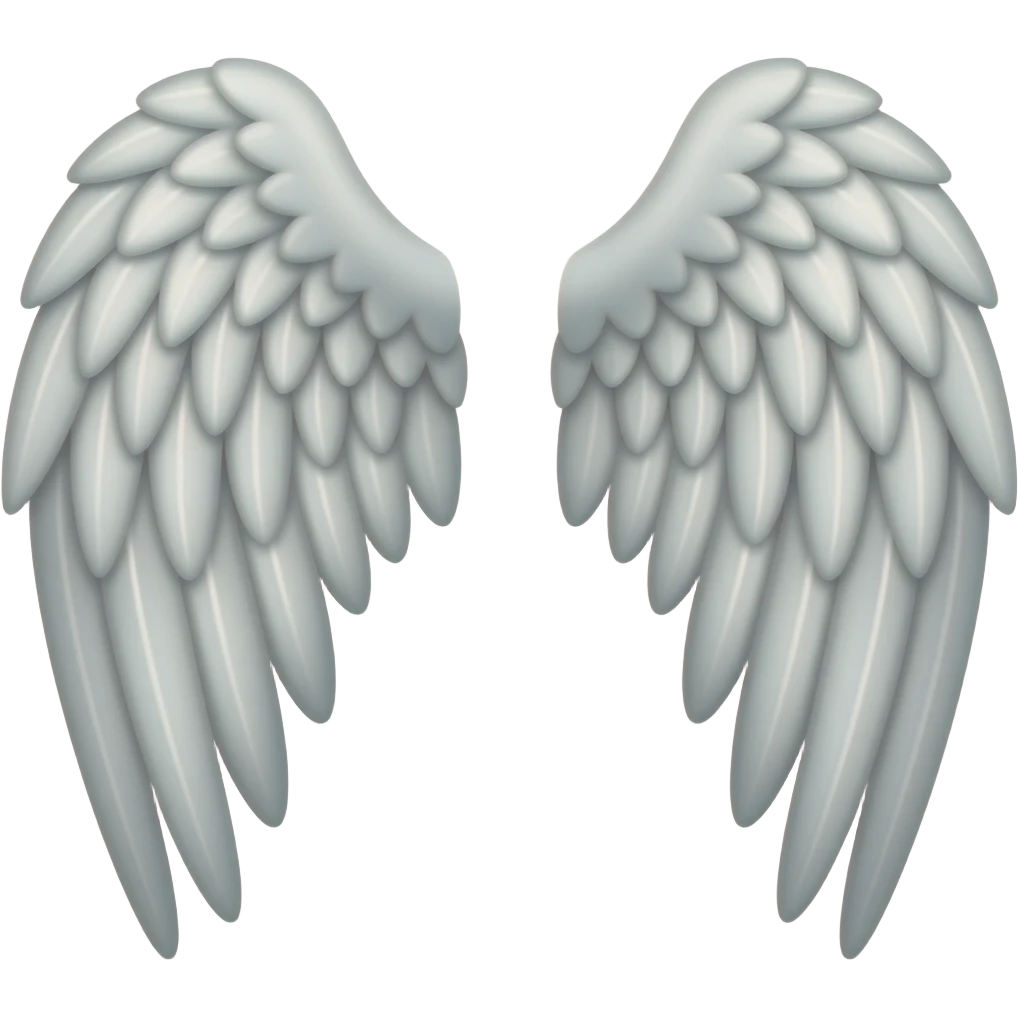 Wings both side  no human emoji