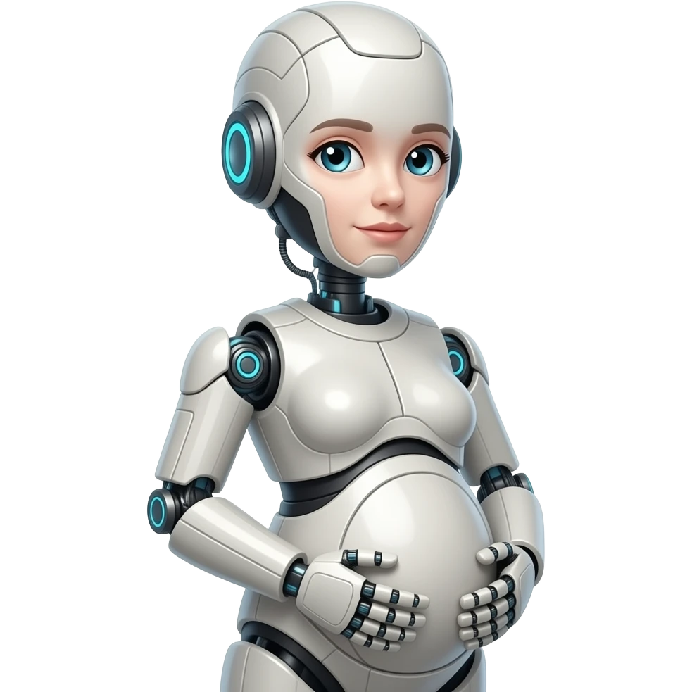 robô pregnant emoji