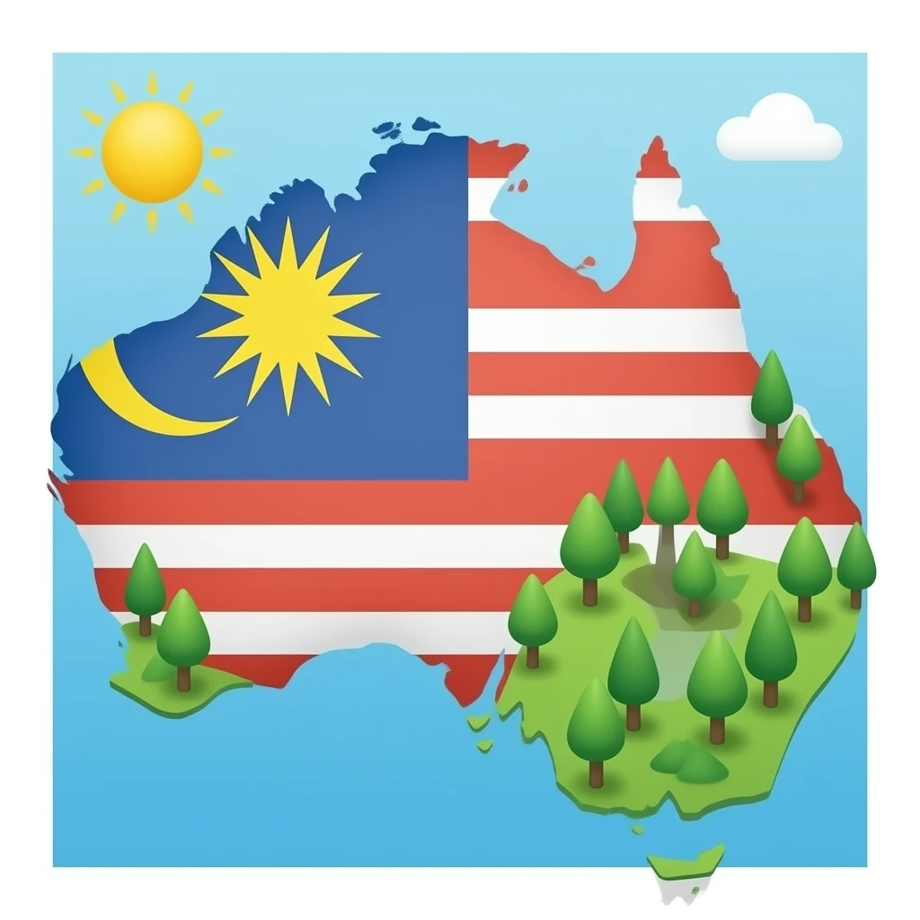 austrailia plg and malaysia plg emoji