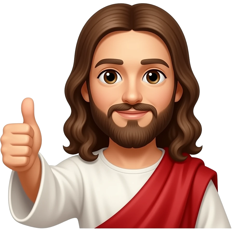 Jesus Thumbs down emoji