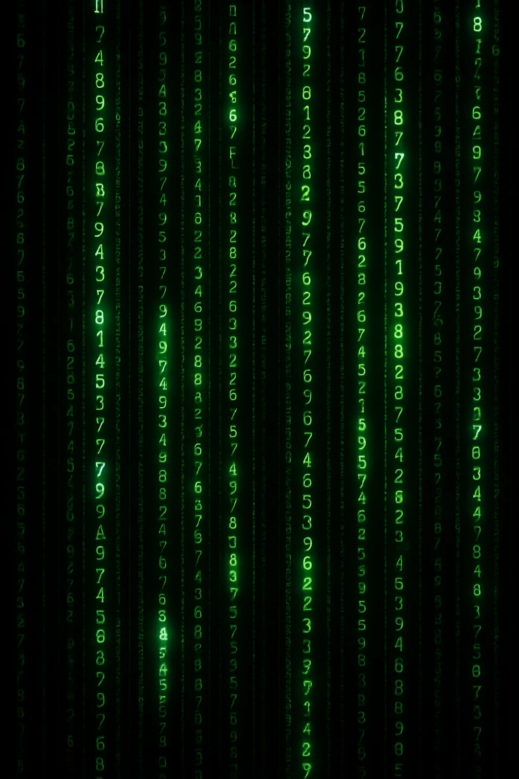 matrix digital rain, glowing green code, black background, inspired by The Matrix movie, cinematic, high contrast emoji