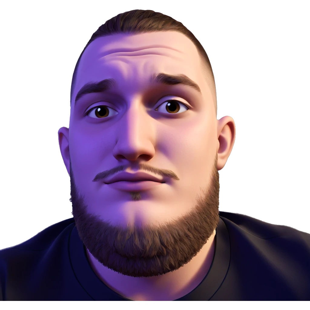 cool portrait of a guy emoji