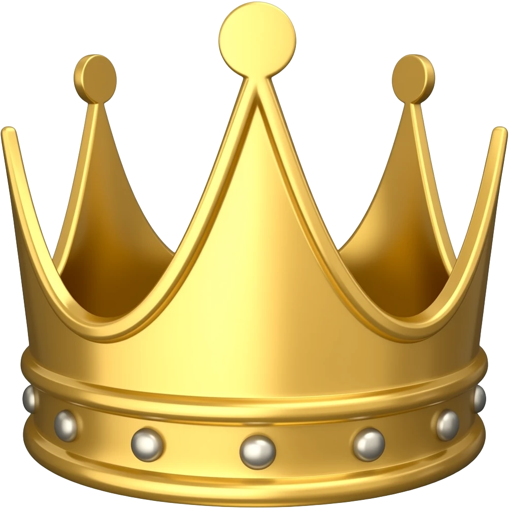 level 2 gold crown emoji