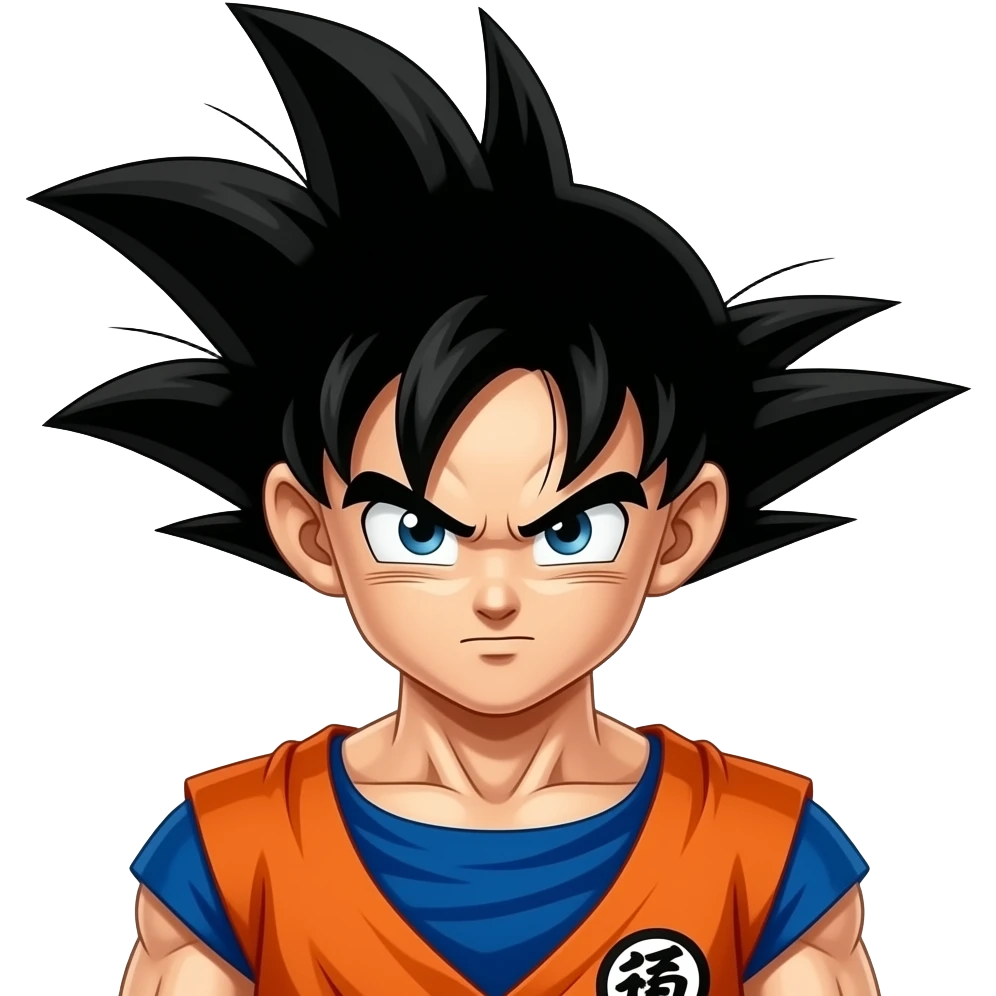 Make goku but doing the Kamehameha emoji