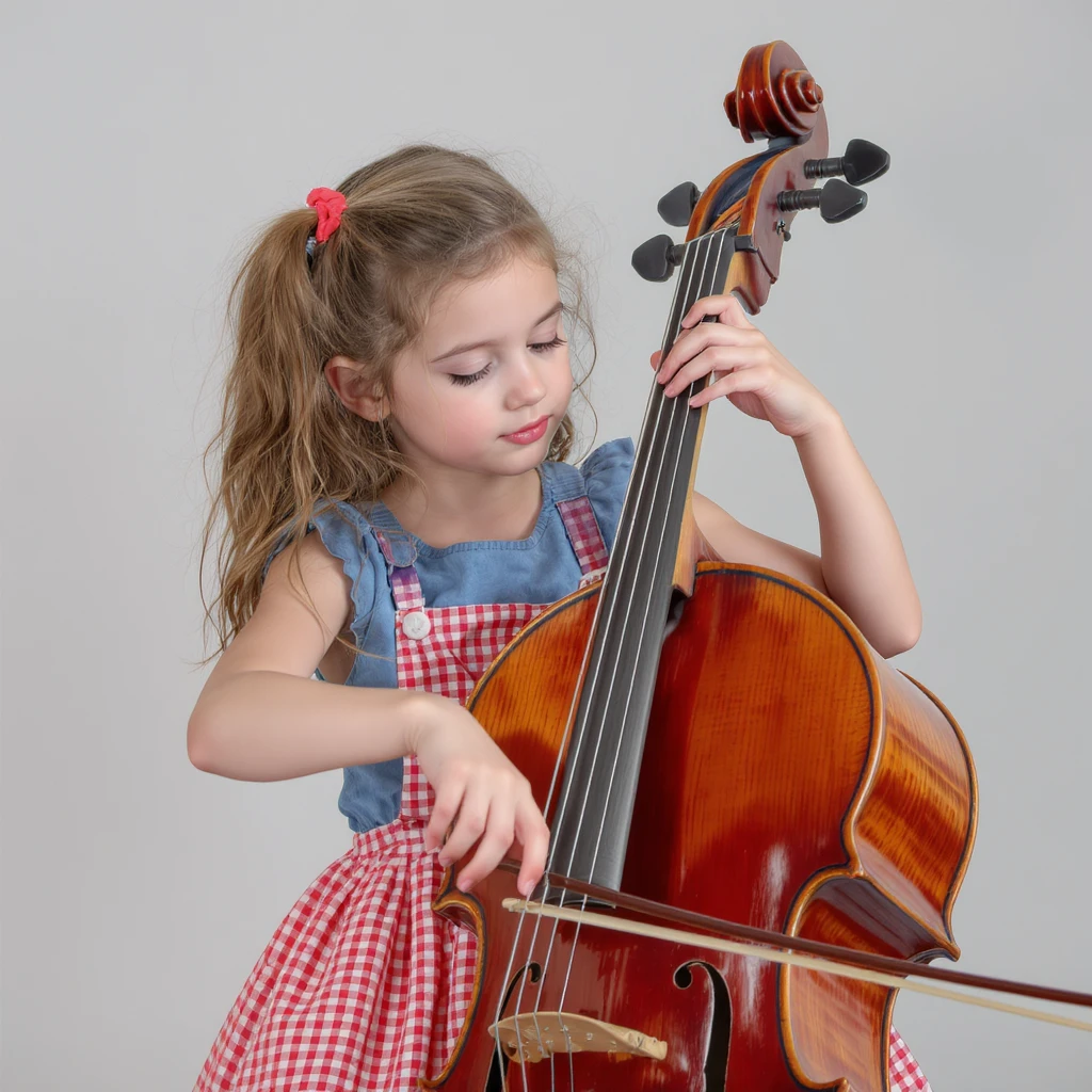 girl playing cello emoji