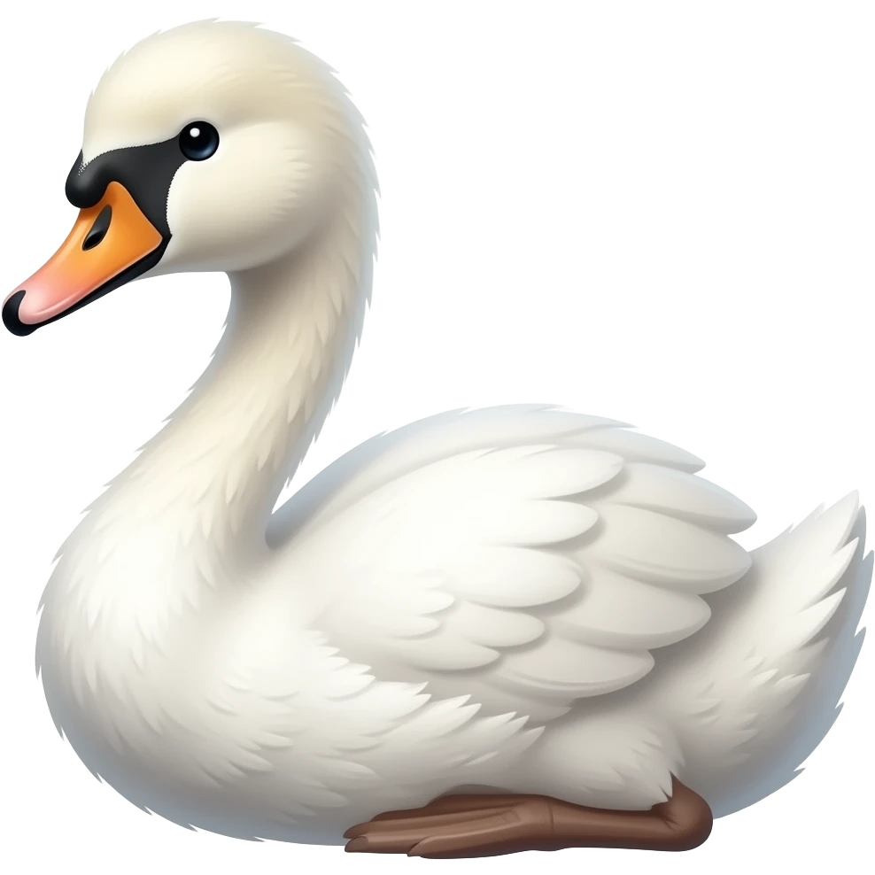 Baby swan emoji