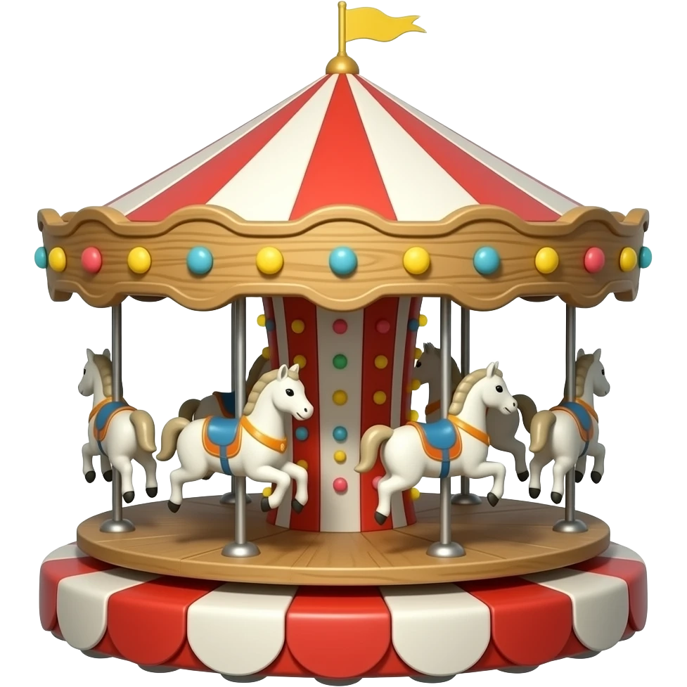 a wooden carnival float of the same measurements emoji