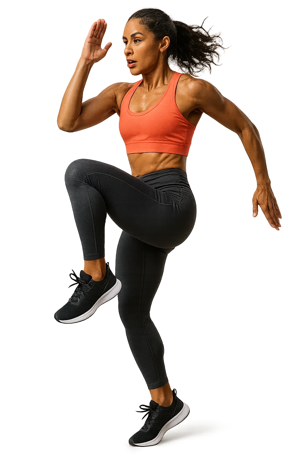DOnna che fa HIIT emoji