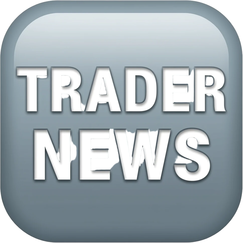 an emoji that has text saying "TRADER NEWS" emoji