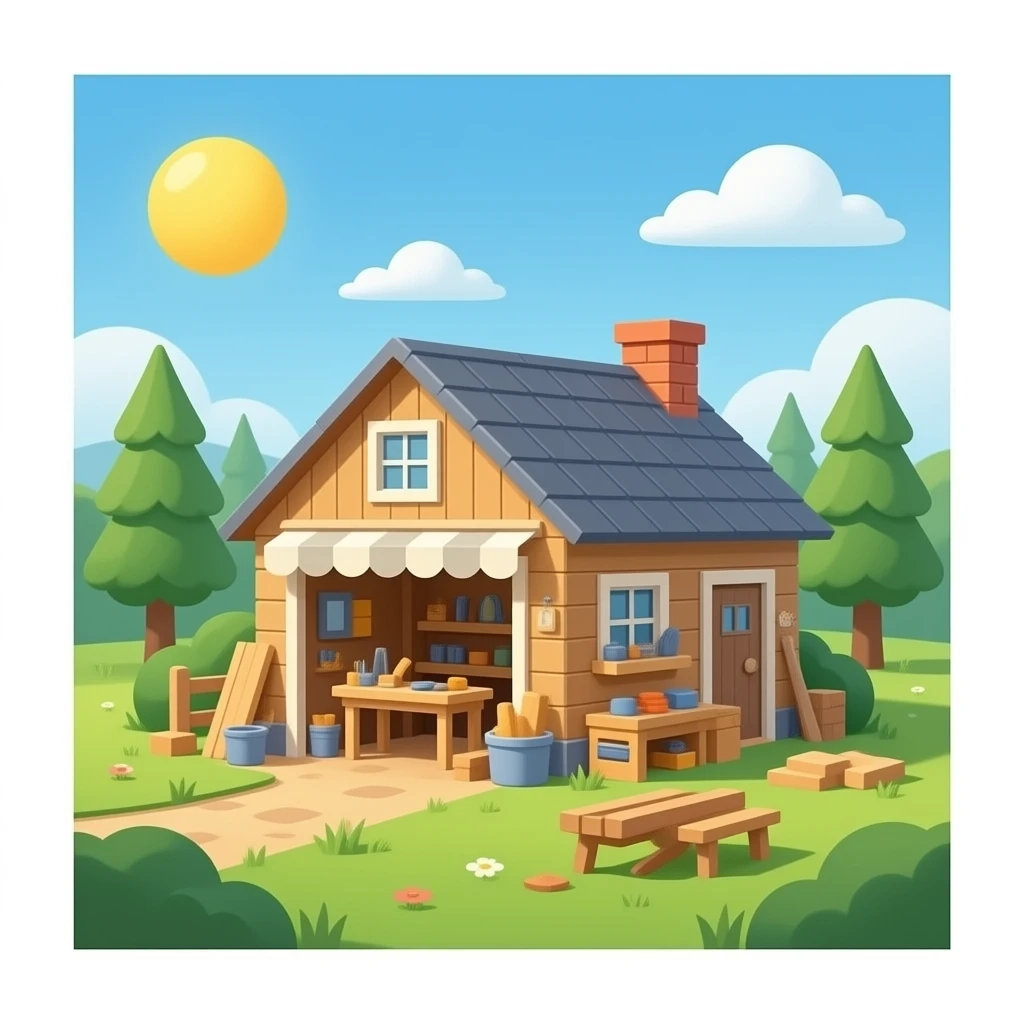 menuiserie dehors emoji