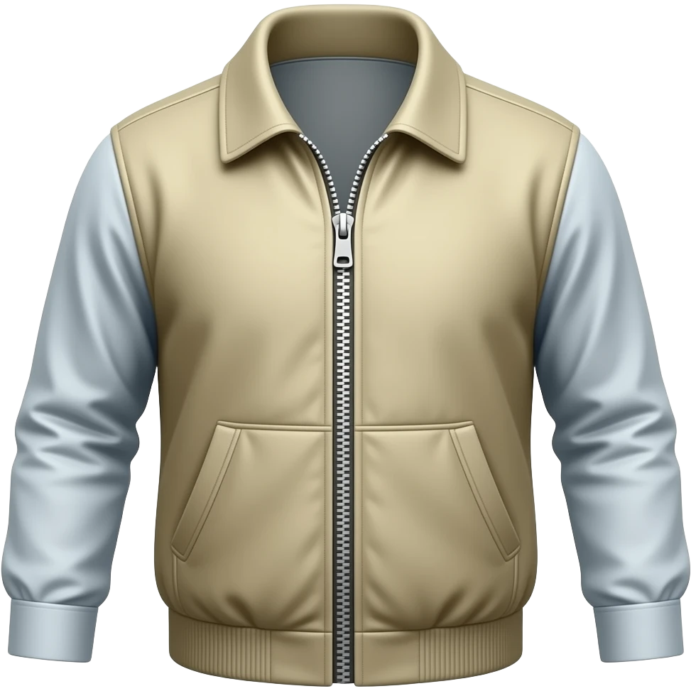 overshirt with zipper emoji