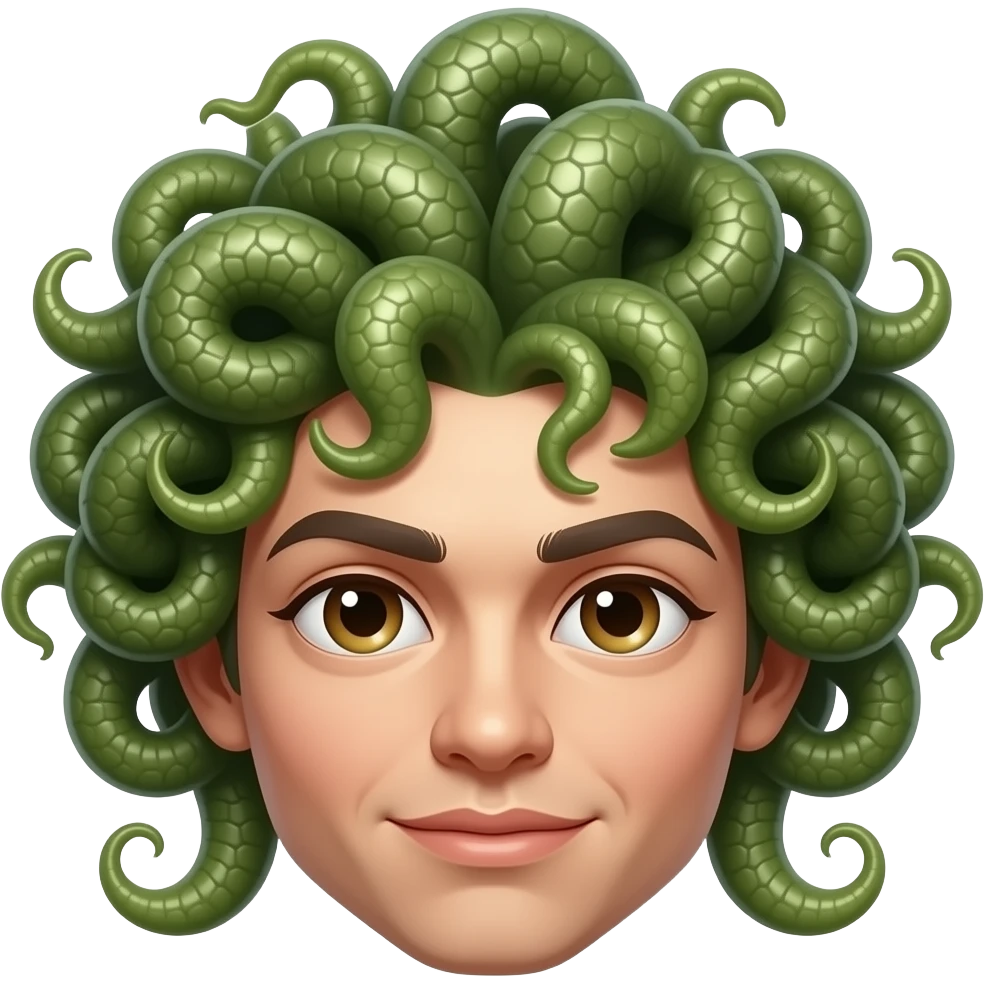 Medusa face emoji