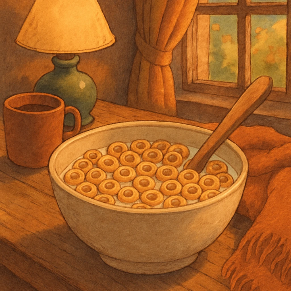 bowl of cheerios, cozy emoji