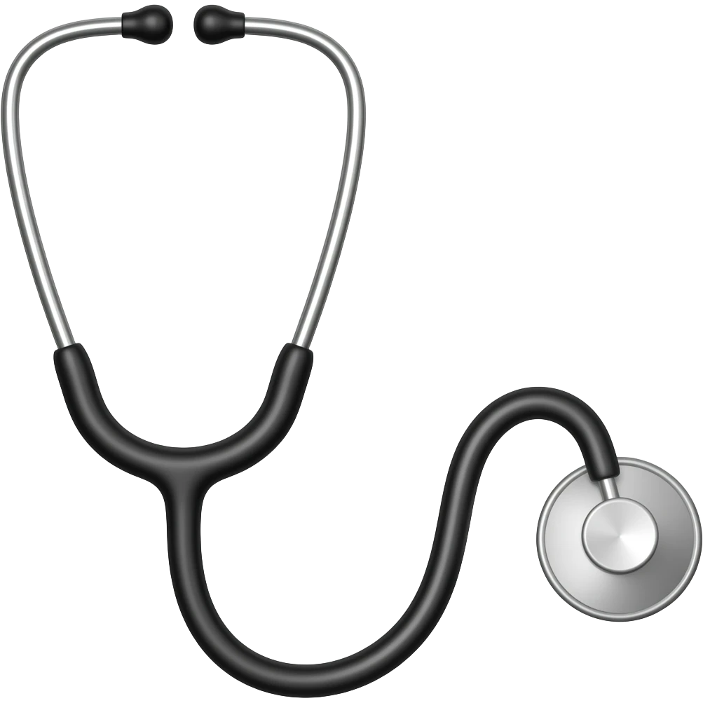 Black Stethoscope emoji