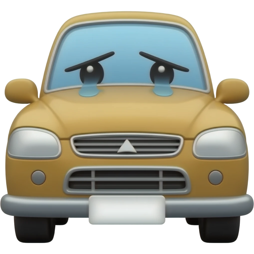 Sad Car emoji
