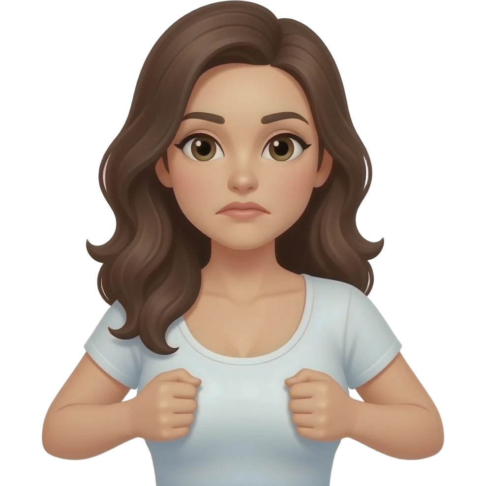 Mulher balançando o peitos de fora emoji