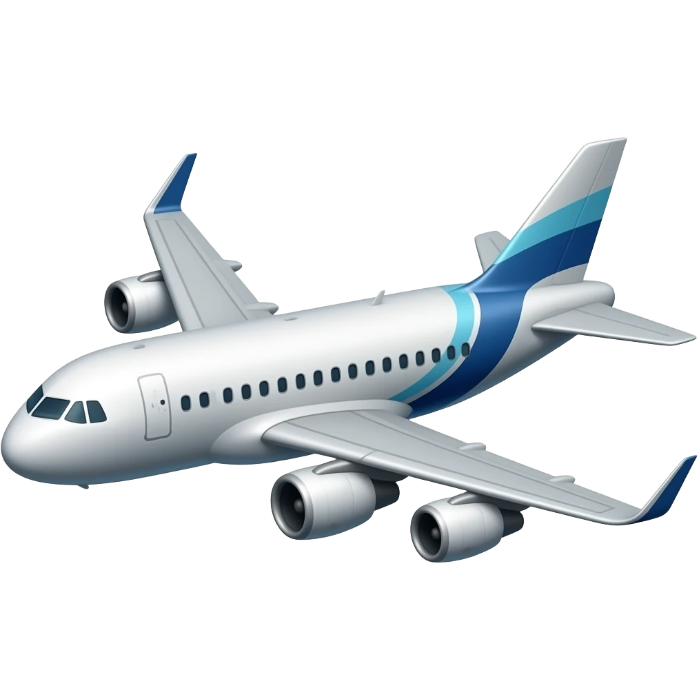 Real life airplane emoji