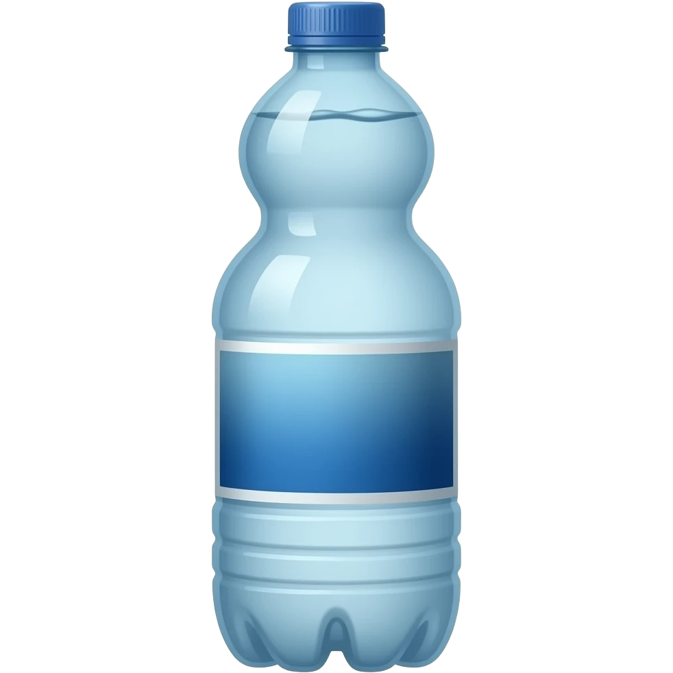 Hazme una botella de agua emoji