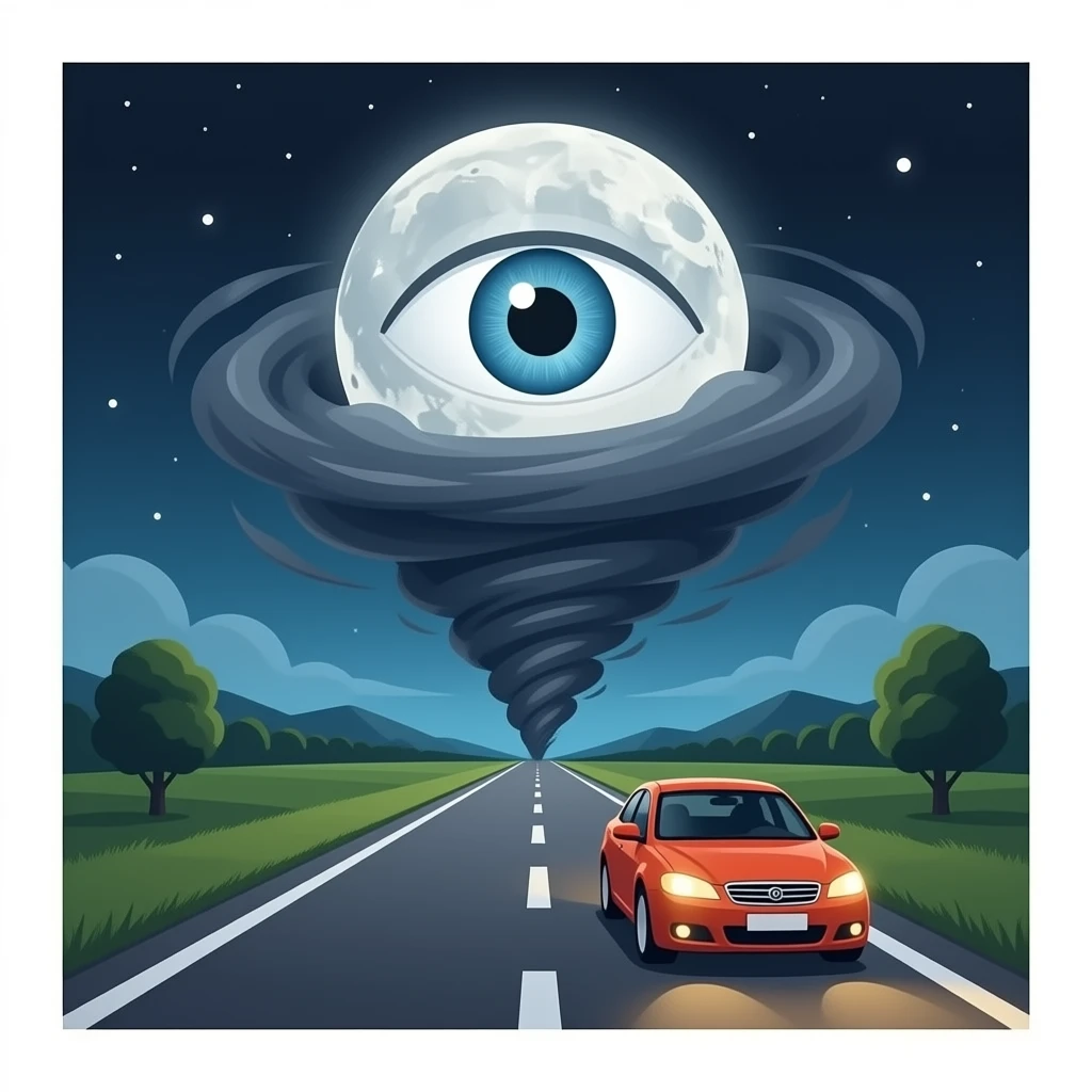 🚗🛣🌪🌑👁 emoji