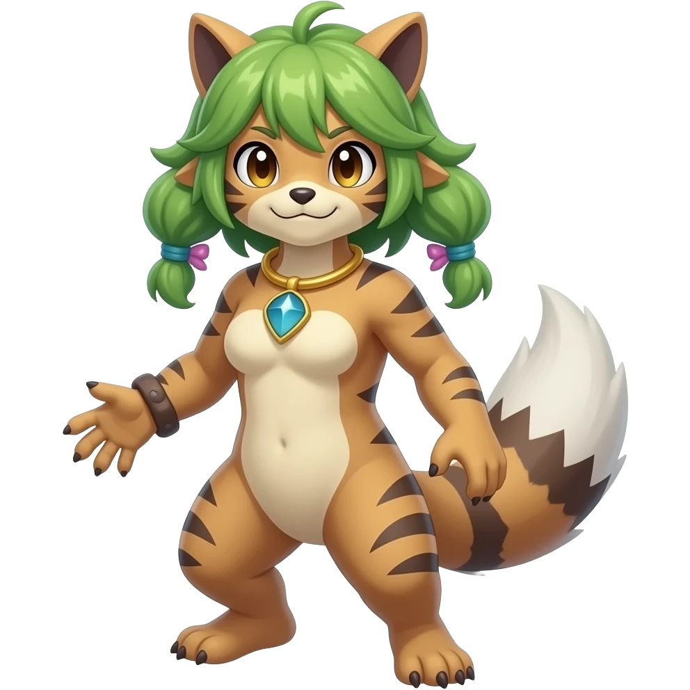 Civet-Mankeulv-Cungi-Bungi-Unga-Bunga-Vernid-Trico-Fakémon-hybrid emoji