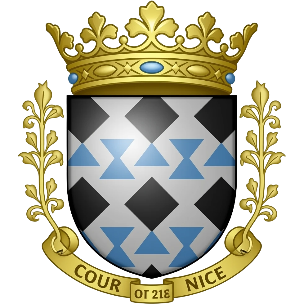 Blason du comté de nice (nice=ville de france) emoji