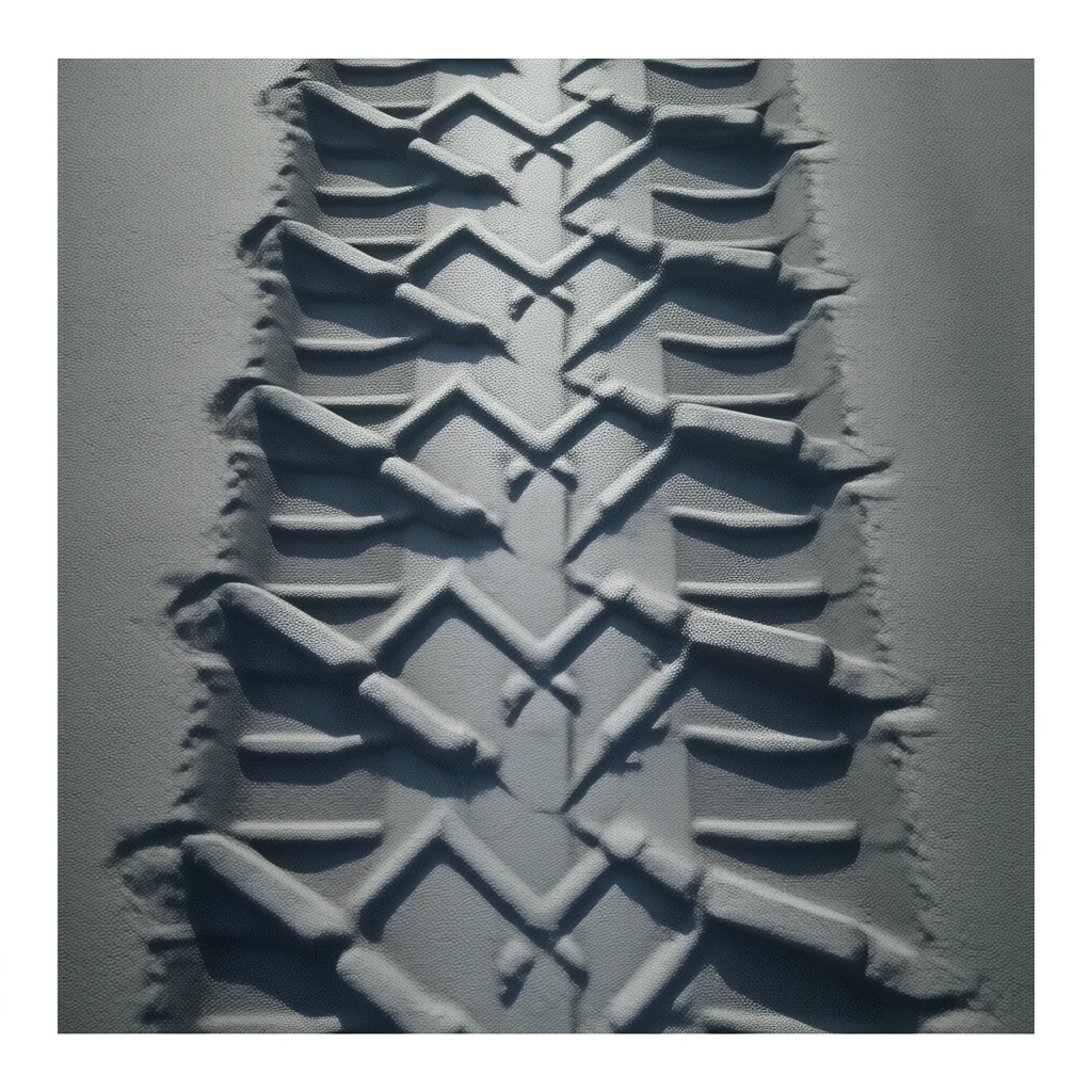 Tire Track on a road emoji