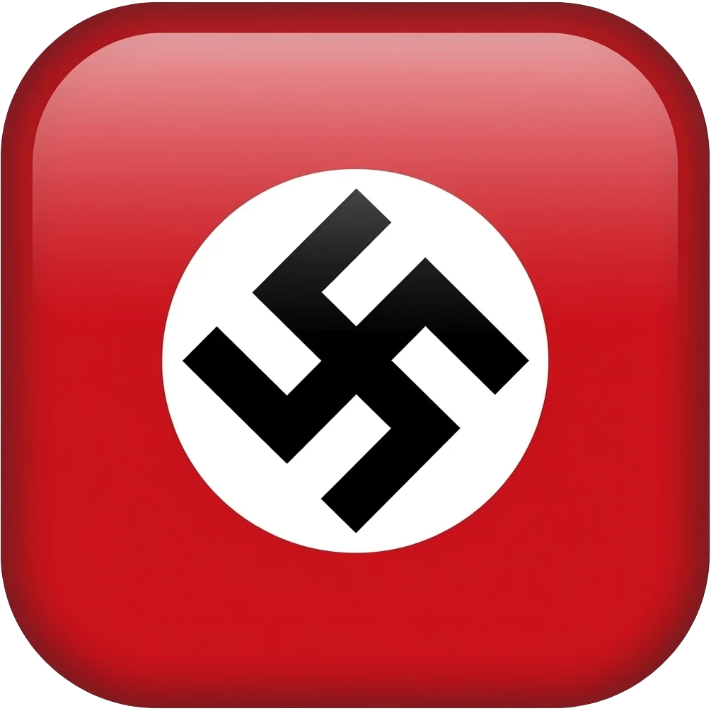 Flag of swastika emoji