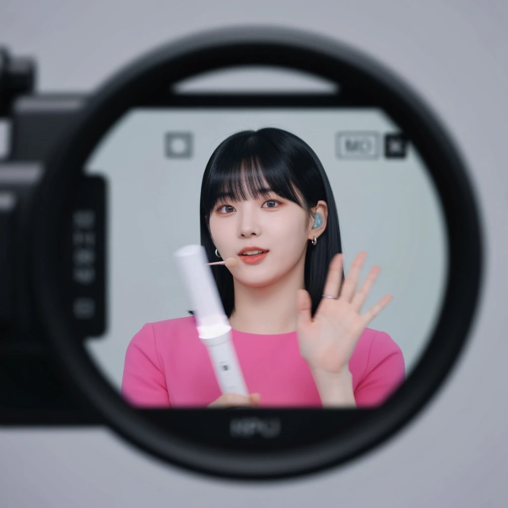 kpop fan camcorder, cute, expressive, minimal emoji