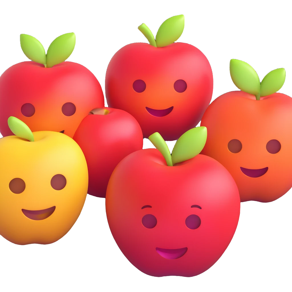Convert the uploaded image into a 3D Apple-style emoji, keeping shapes, colors, and composition recognizable. Use rounded cartoon-like forms, glossy textures, soft lighting, and smooth shading on a clean white background. emoji