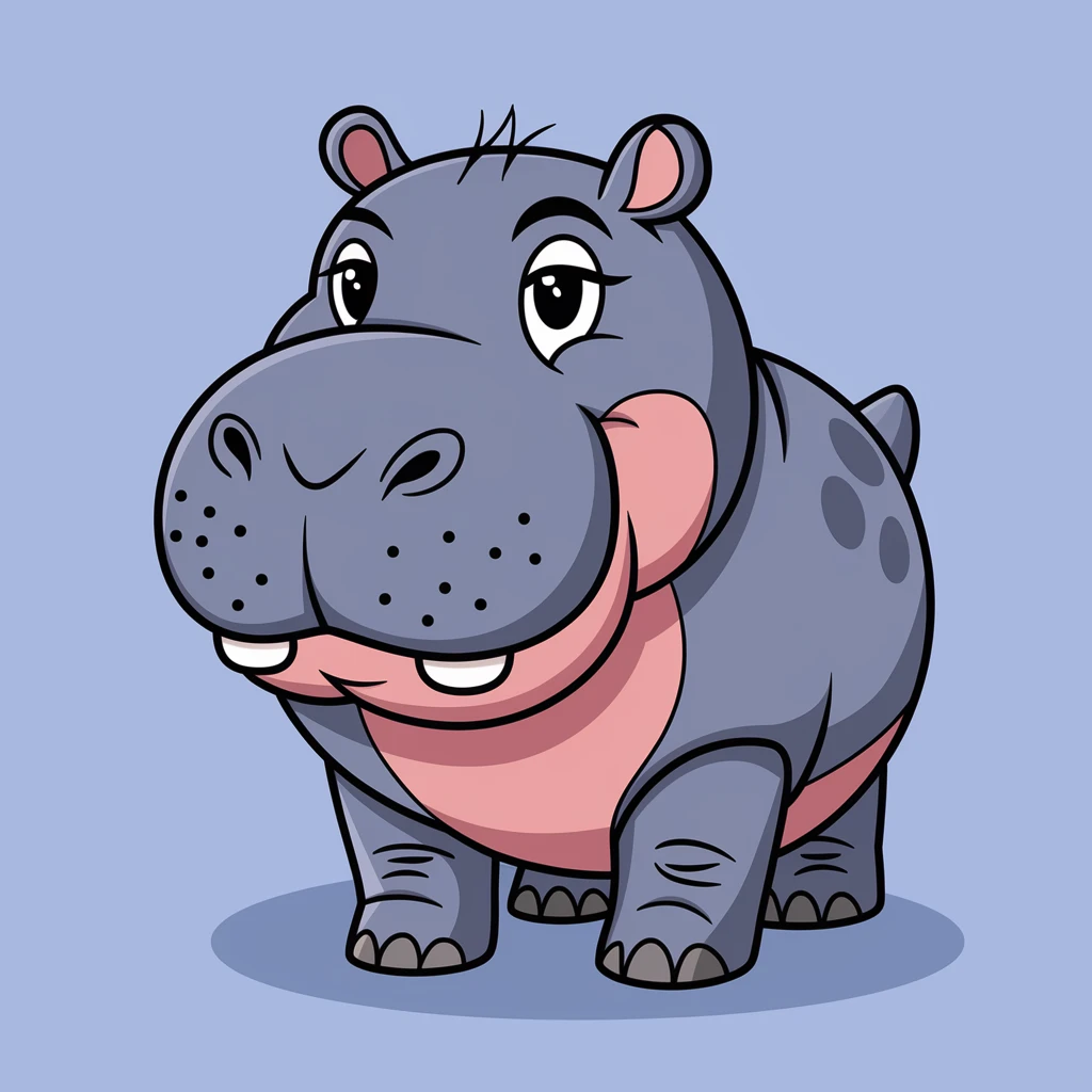 Hippo emoji