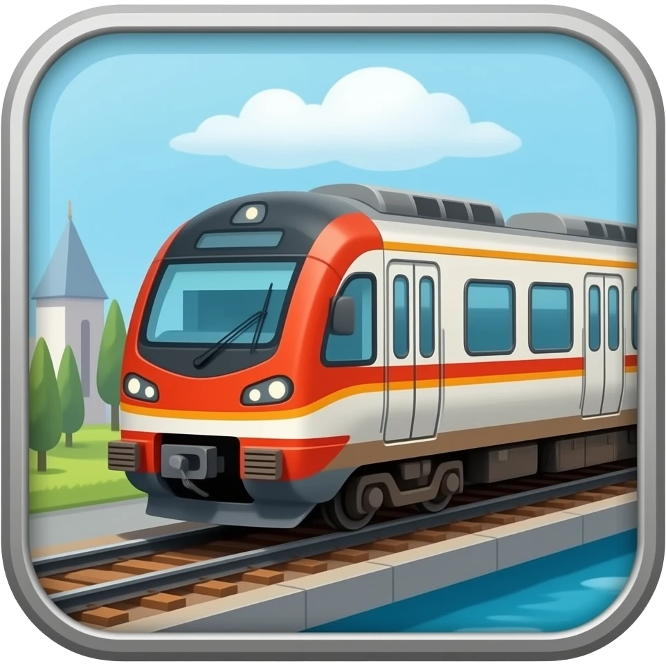 Emojiyes train emoji