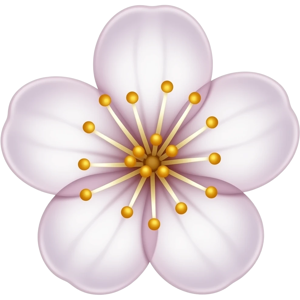 pear blossom emoji
