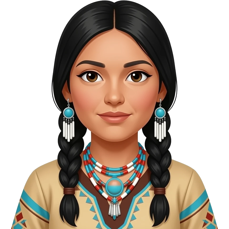 Paiute person woman emoji