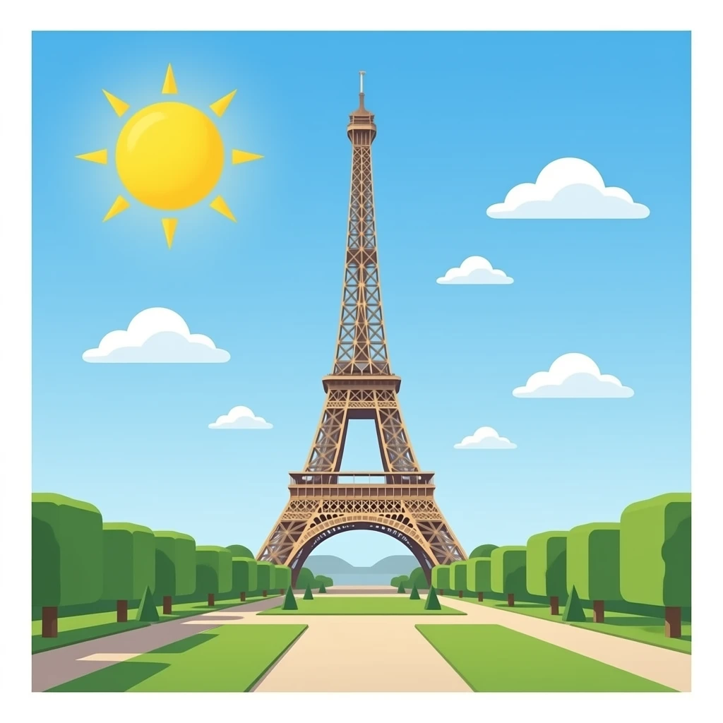 torre eiffel emoji emoji