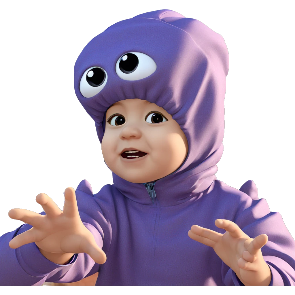 happy child playing outdoors emoji