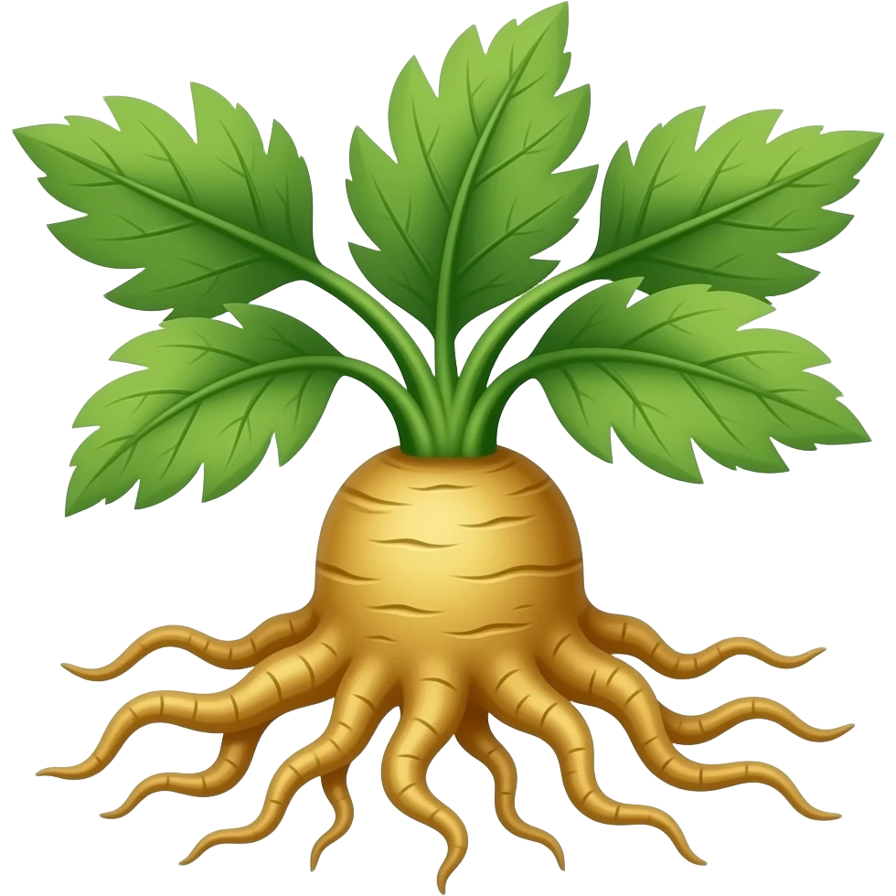 Magical Mandrake root emoji