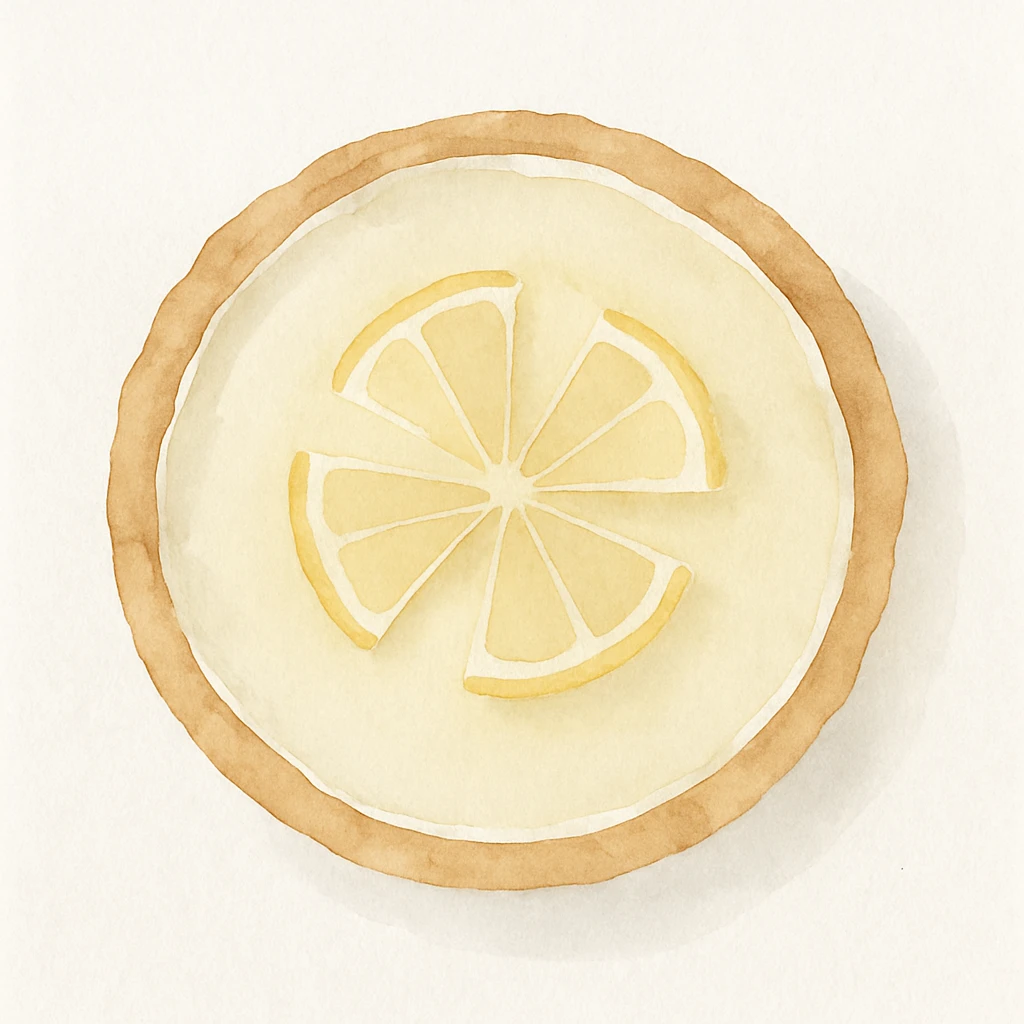 lemon pie viewed from above emoji