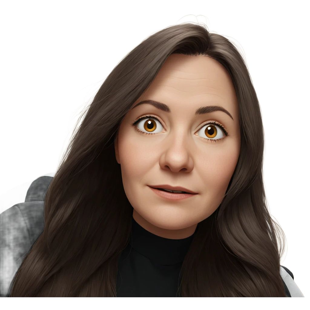 realistic portrait of girl emoji