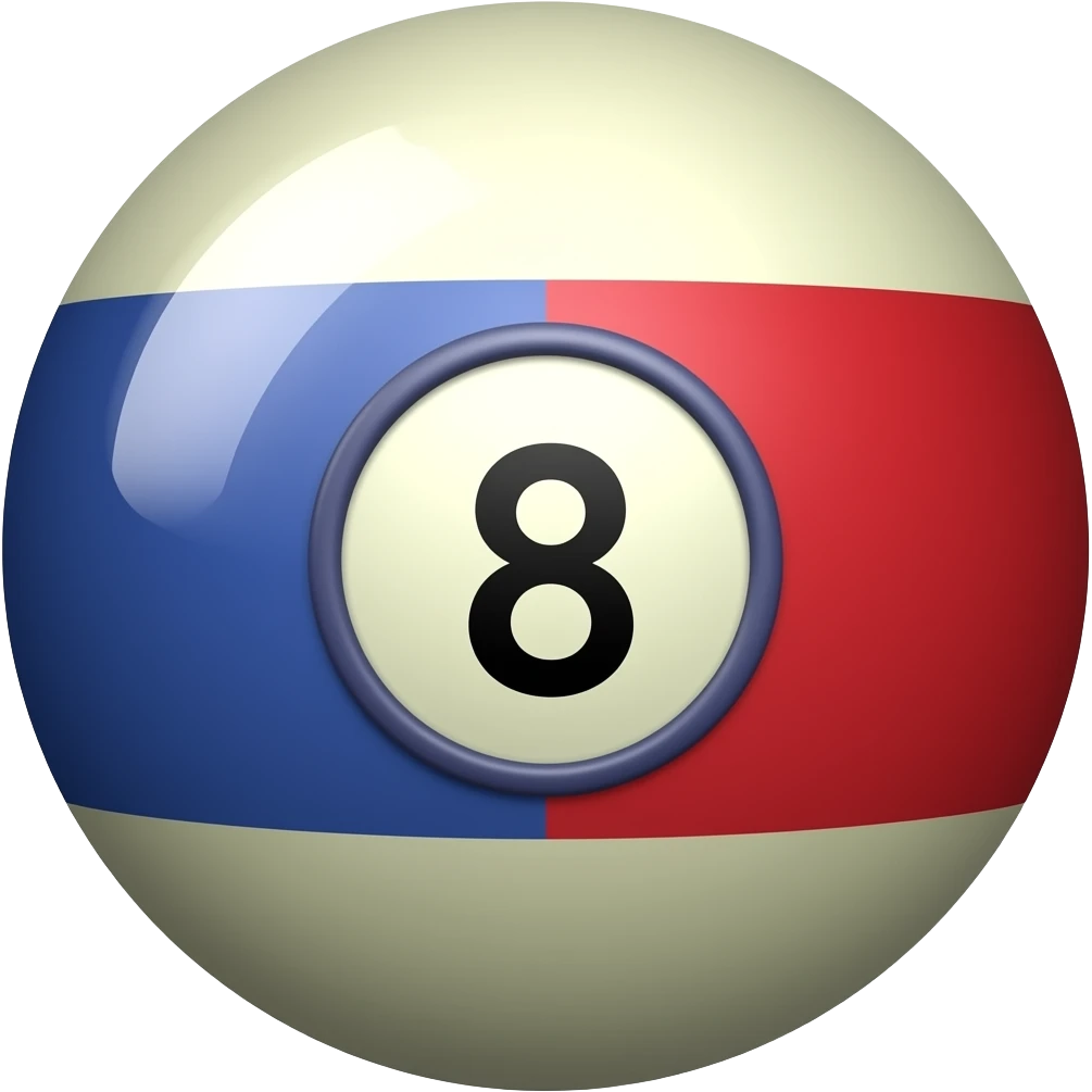 Bille de billard français emoji