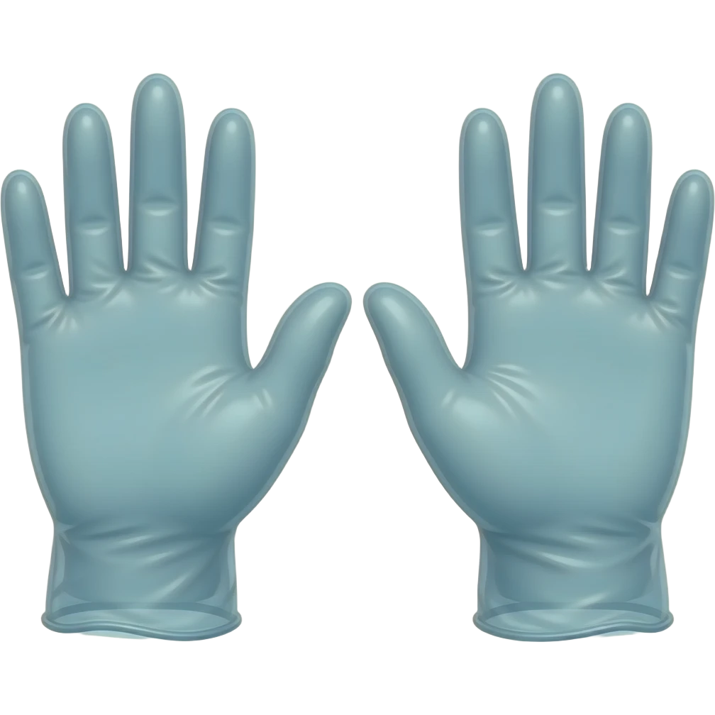 plastic gloves emoji